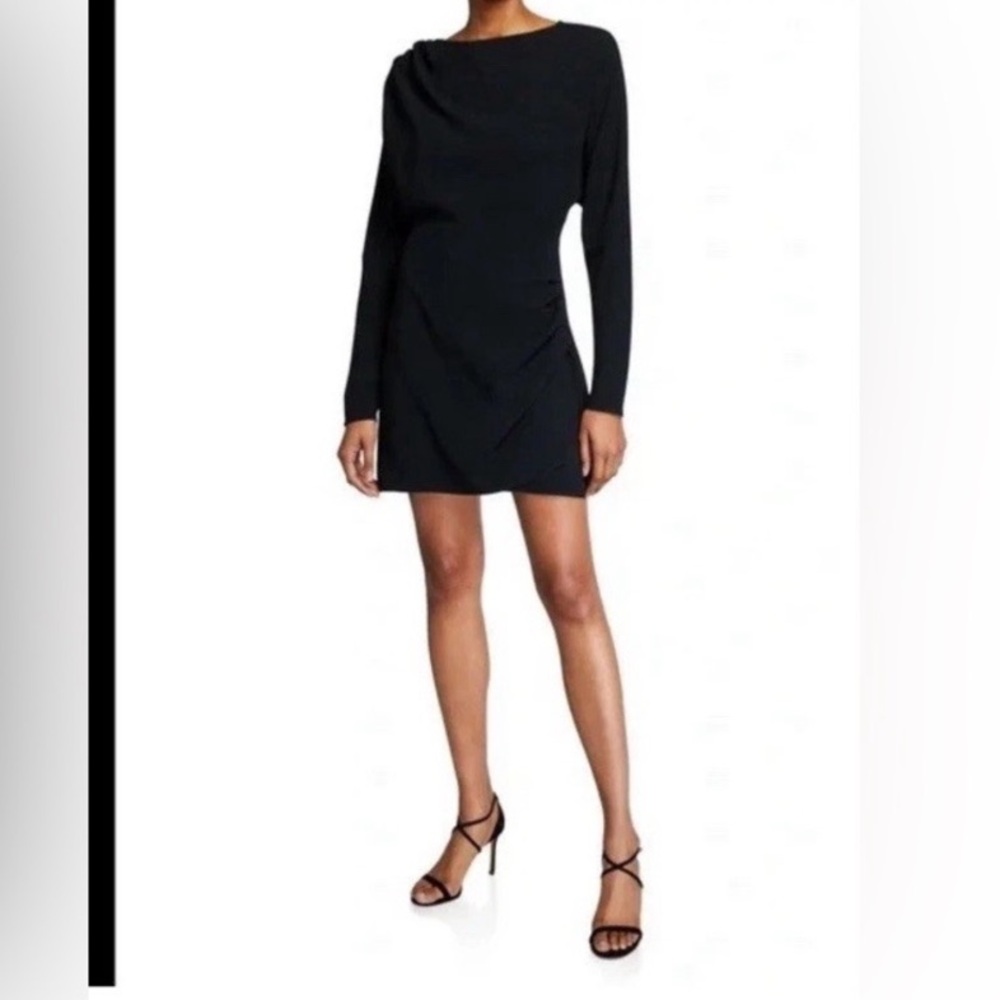 A.L.C. Greer Mini Dress Long Sleeve Black Size 8